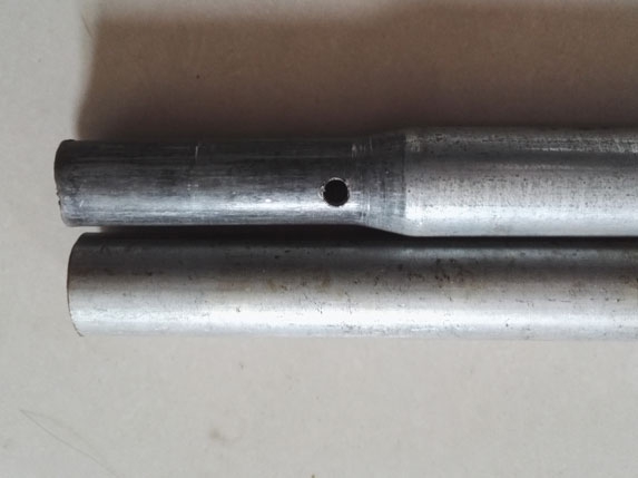 4分大棚管縮頭加工效果圖