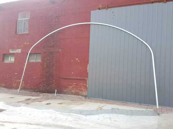 30x60大棚橢圓管折彎圖片